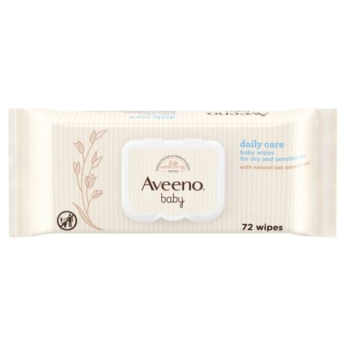 AVEENO® Baby 72 Daily Care Baby Wipes.