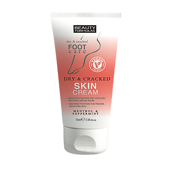 Foot care dry and cracked skin cream.