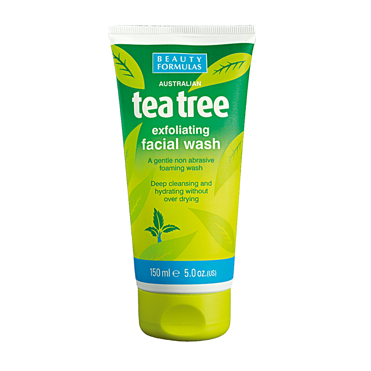 Tea tree exfoliating facial wash.