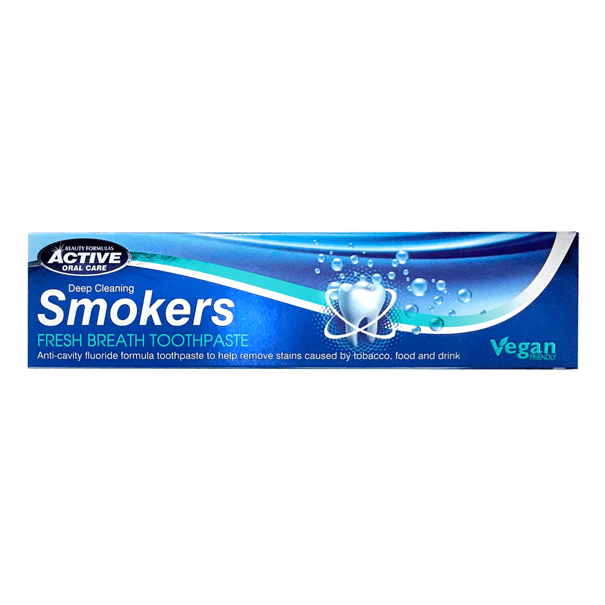 Smokers fresh breath toothpaste.