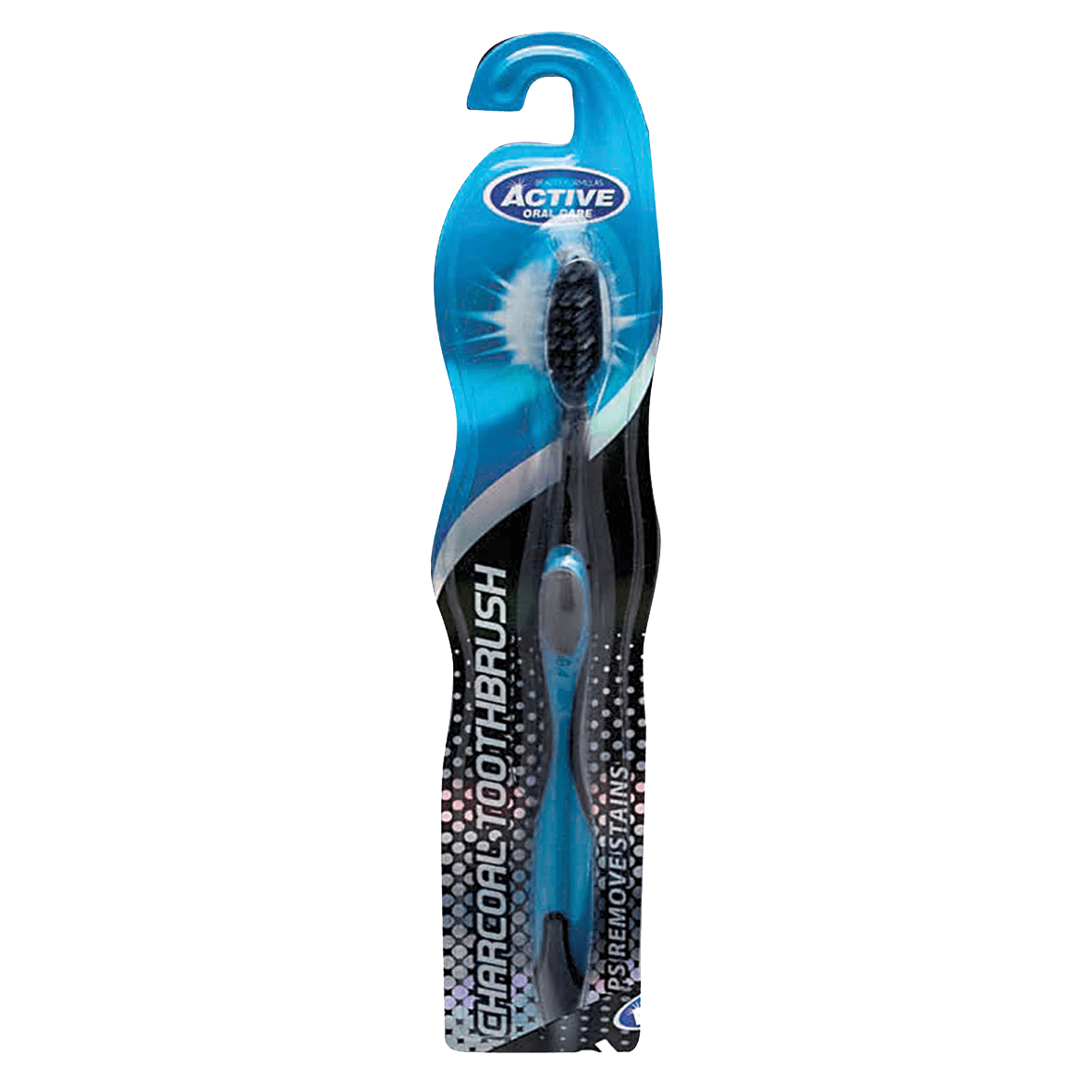 Charcoal toothbrush.