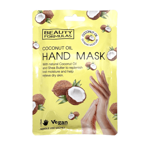 Coconut oil hand mask.