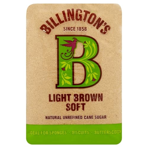 Billington’s Light Brown Soft Natural Unrefined Cane Sugar 500g
