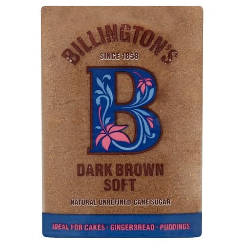 Billington’s Dark Brown Soft Natural Unrefined Cane Sugar 500g