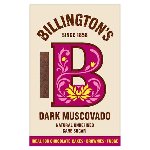 Billington’s Dark Muscovado Natural Unrefined Cane Sugar 500g