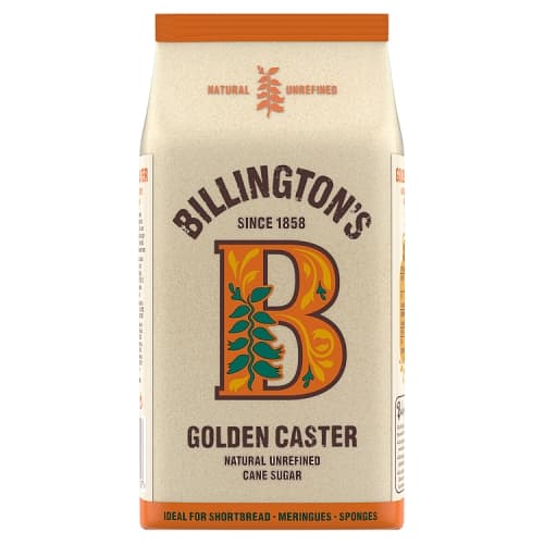 Billington’s Golden Caster Natural Unrefined Cane Sugar 1kg