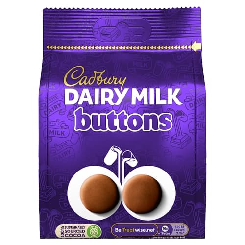 Cadbury Dairy Milk Giant Buttons Chocolate Bag 119g