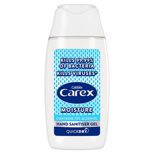 Carex Antibacterial Hand Sanitiser Gel Moisture 50ml.
