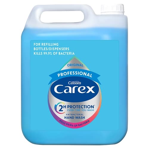 Carex Professional Complete Original Antibacterial Hand Wash 5L.