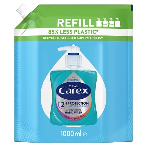 Carex Antibacterial Hand Wash Original Refill 1L.