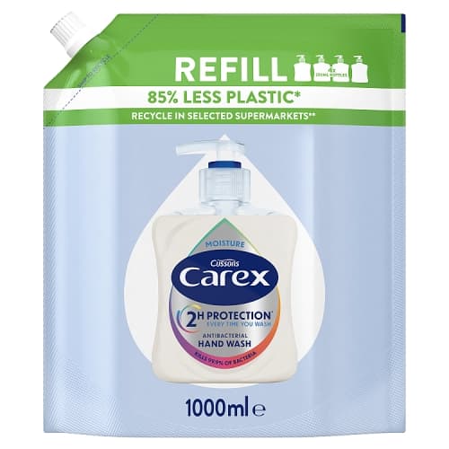 Carex Antibacterial Hand Wash Moisture Refill 1L.