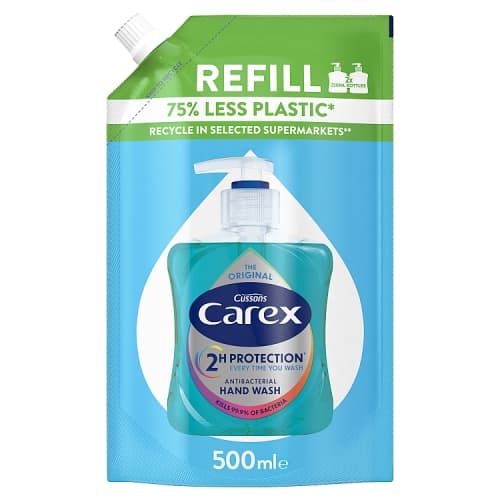 Carex Antibacterial Hand Wash Original Refill 500ml.