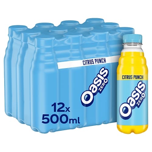 Oasis Citrus Punch Zero 12x500ml.