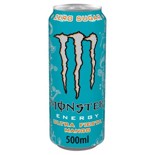Monster Energy Drink Ultra Fiesta Mango Zero Sugar 12x500ml.