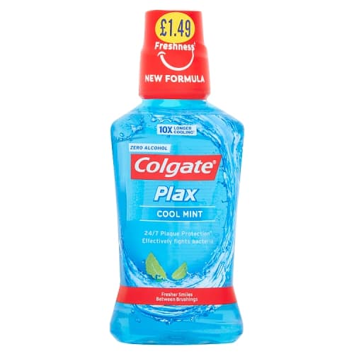 Colgate Plax Cool Mint 250ml PMP £1.49