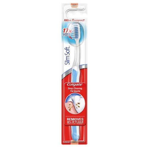 Colgate Slim Soft Ultra Compact Toothbrush.
