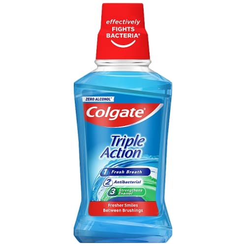 Colgate Triple Action Mouthwash 250ml.