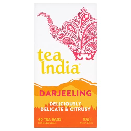Tea India Darjeeling 40 Tea Bags 80g