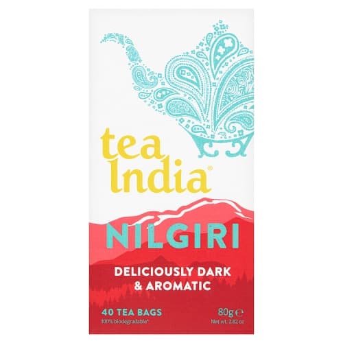 Tea India Nilgiri 40 Tea Bags 80g