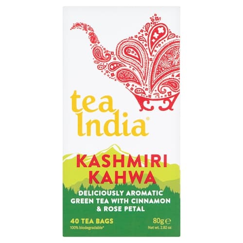 Tea India Kashmiri Kahwa 40 Tea Bags 80g