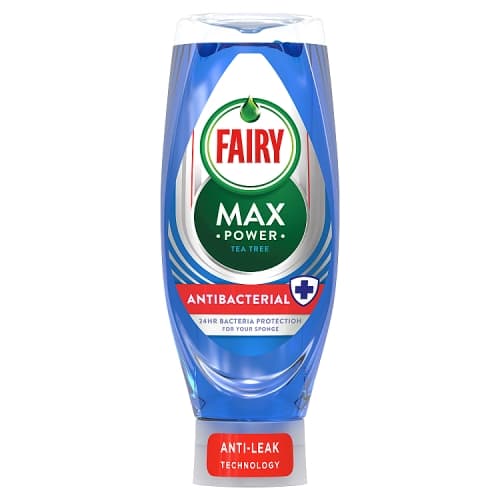 Fairy Max Power Washing Up Liquid Antibacterial 640ml.