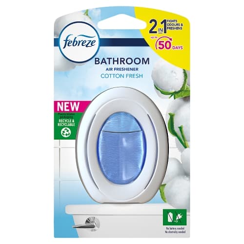Febreze Bathroom Continuous Air Freshener Cotton