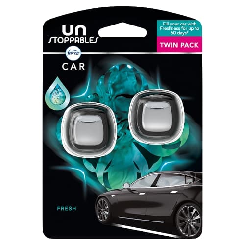 Febreze Unstoppables Fresh Car Air Freshener 2x2ml
