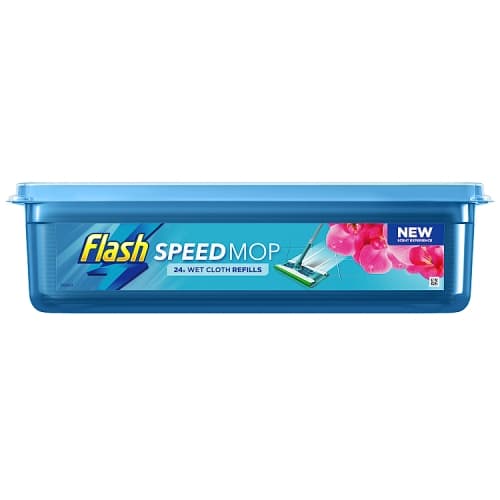 Flash Speedmop Wet Floor Cleaning Wipes 24 Cloths