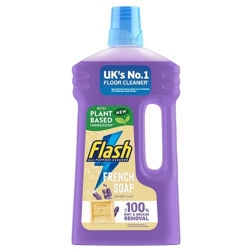 Flash Liquid Cleaner French Soap & Lavender Scent 1l