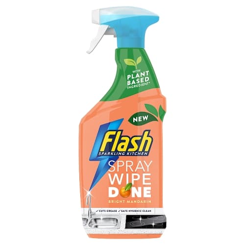 Flash Spray Wipe Done Bright Mandarin Cleaning Spray 800ml