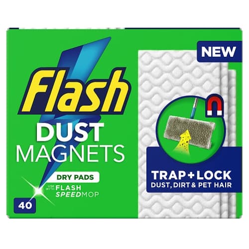 Flash Speedmop Floor Cleaner Dry Refills 40 Pads