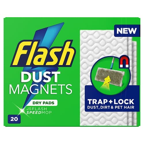 Flash Speedmop Floor Cleaner Dry Pads For Sweeping 20 Refills