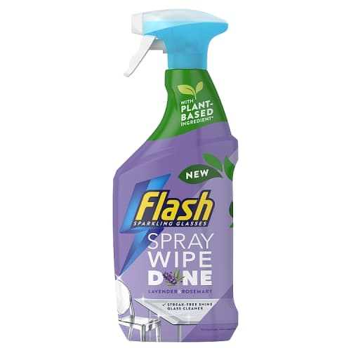 Flash Spray Wipe Done Glass Cleaning Spray 800ml