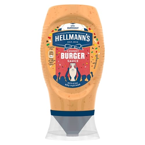Hellmann’s UEFA EURO 2024 Limited Edition Condiment Chunky Burger Sauce 250ml