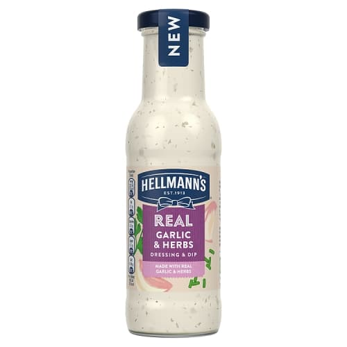 Hellmann’s Real Garlic & Herb Salad Dressing & Dip 250ml