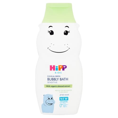 HiPP Kids clean & green bubbly bath hippo 300ml.