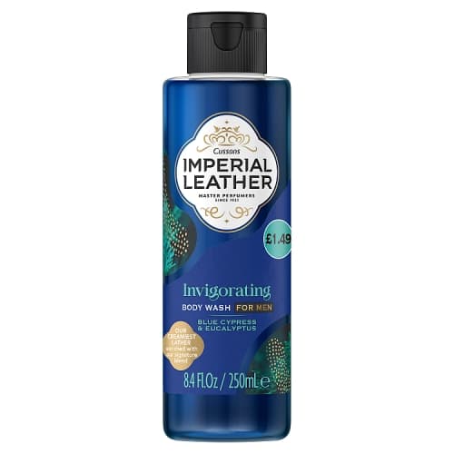 Imperial Leather Invigorating Body Wash for Men Blue Cypress & Eucalyptus 250ml PM £1.49