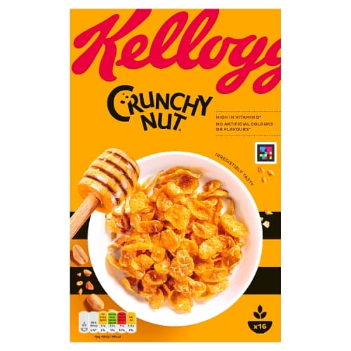 Kellogg’s Crunchy Nut Breakfast Cereal 500g