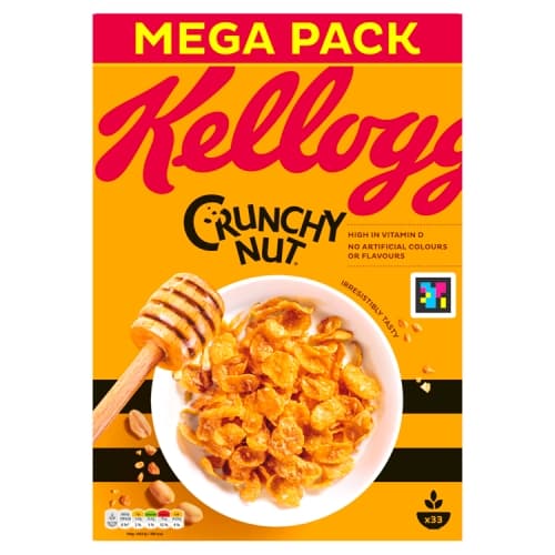 Kellogg’s Crunchy Nut Breakfast Cereal 1kg