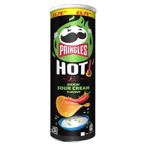 Pringles Hot Kickin’ Sour Cream Flavour 160g