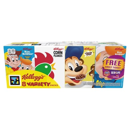 Kellogg’s Breakfast Cereal Variety Pack 8-pack