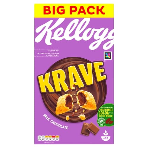 Kellogg’s Krave Milk Chocolate Breakfast Cereal 750g