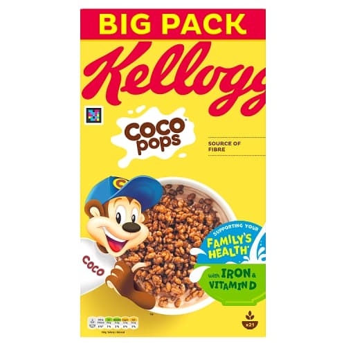Kellogg’s Coco Pops Chocolate Breakfast Cereal 650g