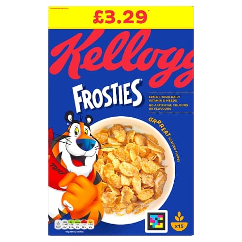 Kellogg’s Frosties Breakfast Cereal 470g PMP £3.29