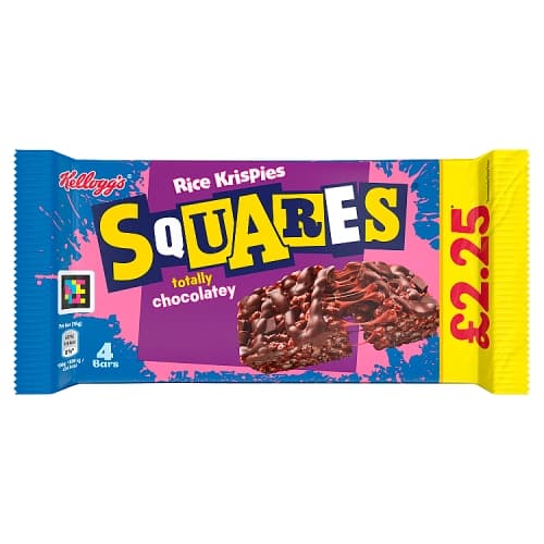 Kellogg’s Rice Krispies Squares Totally Chocolatey 4 x 36g (144g)