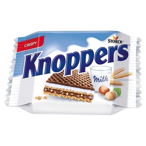 Knoppers Crispy Milk Hazelnut Wafers 25g