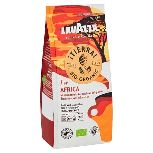 Lavazza Tierra For Africa Organic Ground Coffee 180g