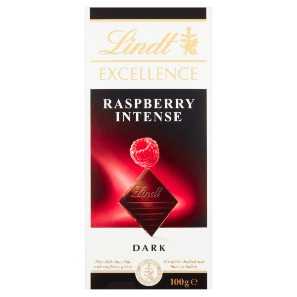 Lindt Excellence Dark Raspberry Chocolate Bar 100g