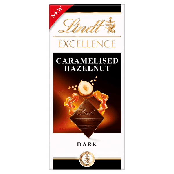 Lindt EXCELLENCE Dark Caramelised Hazelnut 100g