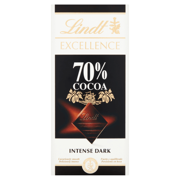 Lindt EXCELLENCE 70% Cocoa Intense Dark 100g